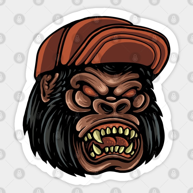 The Chimp Sticker by Stayhoom